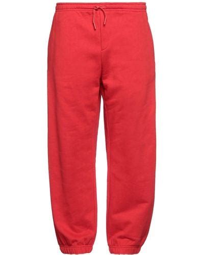 versace sweatpants red|Versace sweatpants for men.